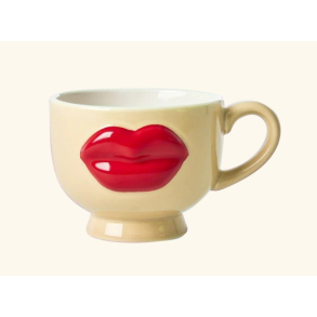 Rice Keramik Krus KISS, Creme