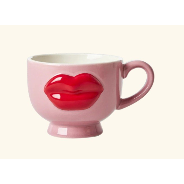 Rice Keramik Krus KISS, lilla