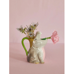 Rice, Keramik vase, Flodhest