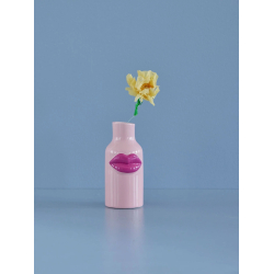 Rice Keramik Vase lille - Pink lips