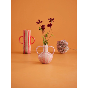 Rice, Keramik Vase, Lyserde striber