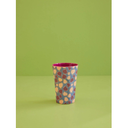 Rice latte kop, bl - Blommefarvet - Figs In Love Print