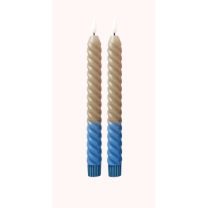 Rice, LED Stearinlys, Sand, 2-pak