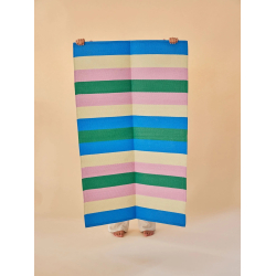 Rice Lille Genanvendelig plastisk Gulvtppe - Bl 