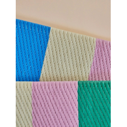 Rice Lille Genanvendelig plastisk Gulvtppe - Bl 