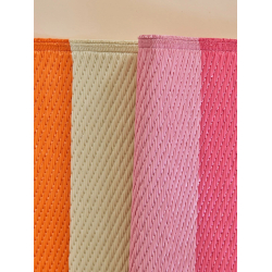 Rice Lille Genanvendelig plastisk Gulvtppe - Orange