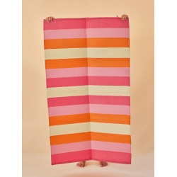 Rice Lille Genanvendelig plastisk Gulvtppe - Orange