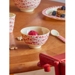 Rice Lille Melamin Skl, Creme, Pink Happy Forrest
