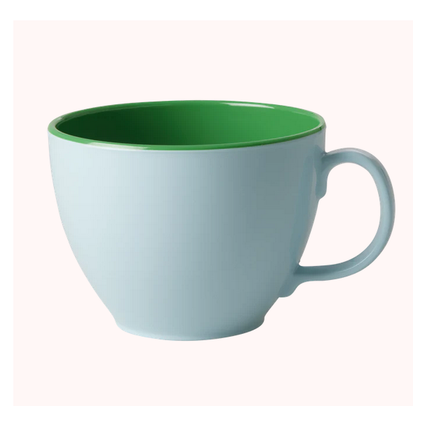 Rice Mega Melamin Krus, Lys Bl og grn