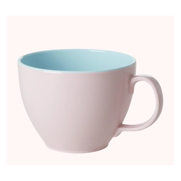 Rice Mega Melamin Krus, Lyserd og turkis