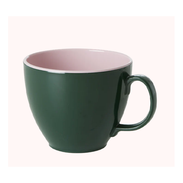 Rice Mega Melamin Krus, Mrkegrn og lyserd