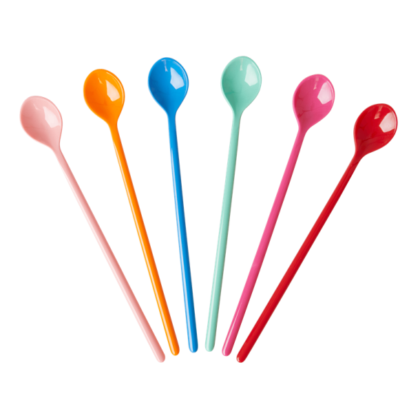 Rice melamin latte skeer, Choose Happy, 6 stk.