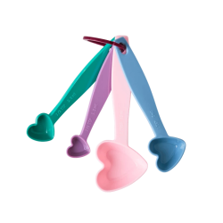 Rice Melamin Mleskeer, 4 stk., Multi, Pastel