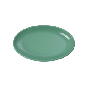 Rice Melamin Oval Fad, Grn, Lille