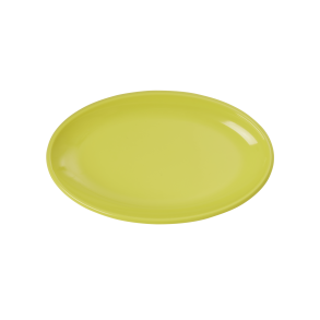 Rice Melamin Oval Fad, Gul, Lille