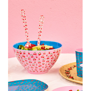 Rice, Melamin Salatskl, Pink, Cherry Love Print