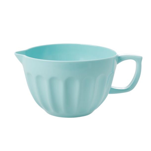 Rice Melamin Skl med hndtag, Iceblue