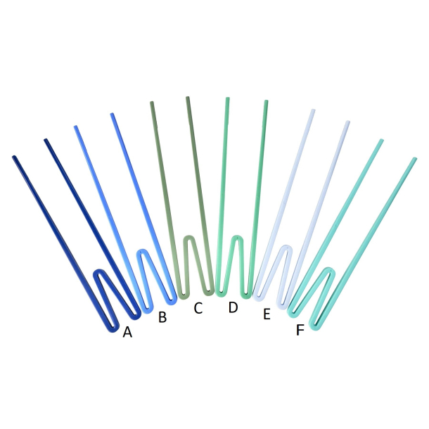 Rice Melamin Spisepinde - Bl eller grn