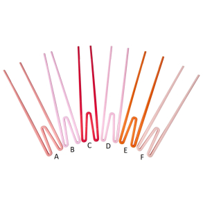 Rice Melamin Spisepinde - Rd eller Orange