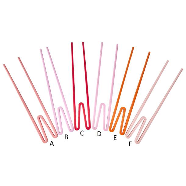 Rice Melamin Spisepinde - Rd eller Orange