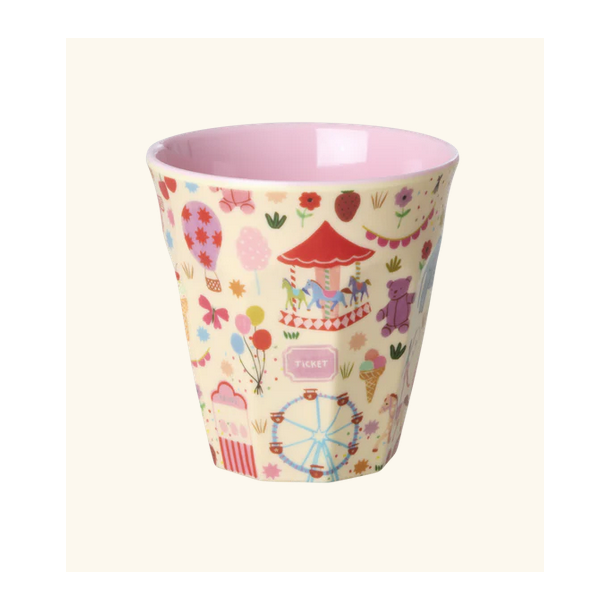 Rice, Mellem Brnekop, Pink, Fun Fair Print 