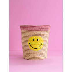 Rice Mellem Raffia Kurv, Natur, Smiley&reg;