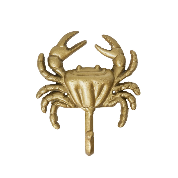 Rice, Metal Knage Krabbe, Guld