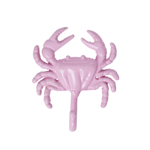 Rice, Metal Knage Krabbe, Lys Pink