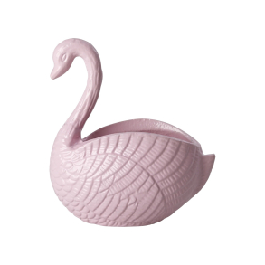 Rice metal urtepotte stor, Svane, Pink