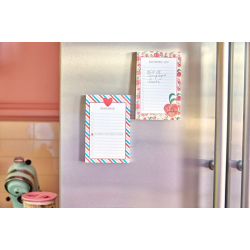 Rice Notesblok med magnet, Candy Stripes