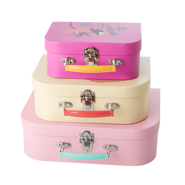 Rice Papkuffert Jungle Animals Print, 3 stk.