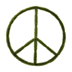 Rice Peace Julepynt, Ekstra stor - Grn