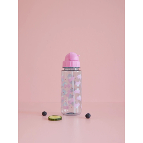 Rice Plastik Drikkedunk - Lys Bl - Flying Pig Print