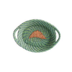 Rice Raffia Mini Brdkurv, Croissant