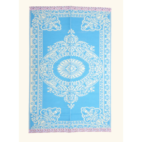 Rice, Recycled Plastik Gulvtppe, 120x180cm, Bl