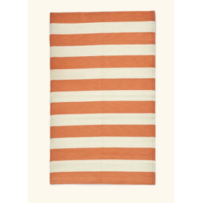 Rice, Recycled Plastik gulvtppe, Koral/Beige 