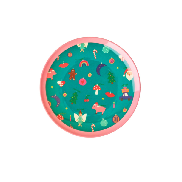 Rice Rund Melamin Tallerken, Grn, Honningkagemand