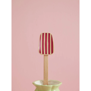 Rice Silikone Ske, Creme, Stripes print