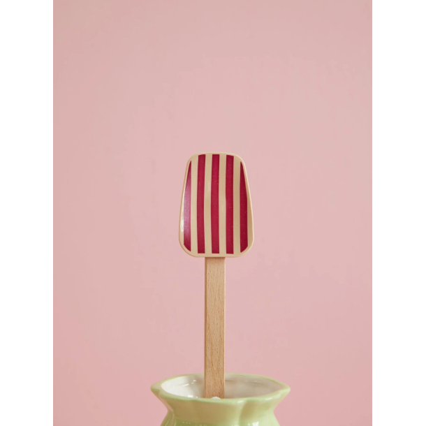 Rice Silikone Ske, Creme, Stripes print