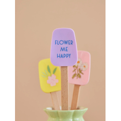 Rice Silikone Ske, Lilla, Flower Me Happy