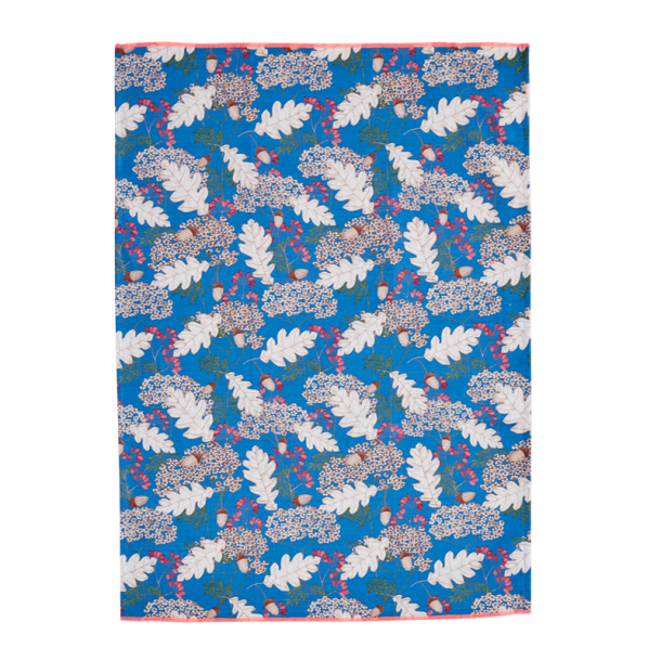 Rice Viskestykke - Autumn and Acorns Print