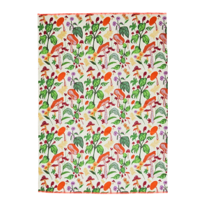 Rice Viskestykke - Multi - Mushroom Print