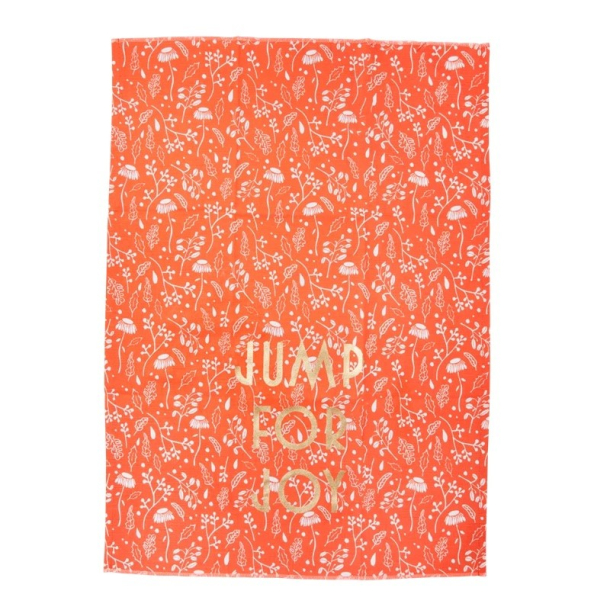 Rice Viskestykke - Orange - Fall Print