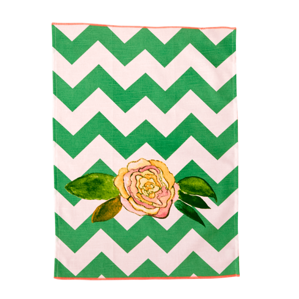 Rice Viskestykke - Selmas Fall Flower Print