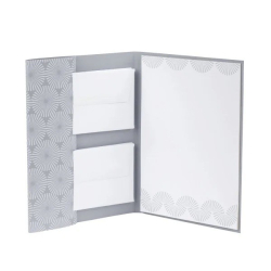 R&ouml;ssler brevpapir, Grey Circle, A4