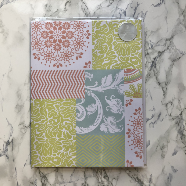 R&ouml;ssler brevpapir, mnstret, A4