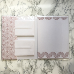 R&ouml;ssler brevpapir, Rose Circle, A4