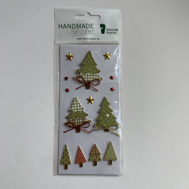 R&ouml;ssler klistermrker, Juletrer med sljfe