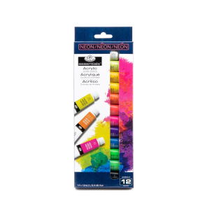 Royal Langnickel Akrylmaling, Neon, 12 stk.