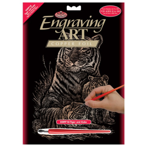 Royal & Langnickel Engraving Art, Kobber, Tigers